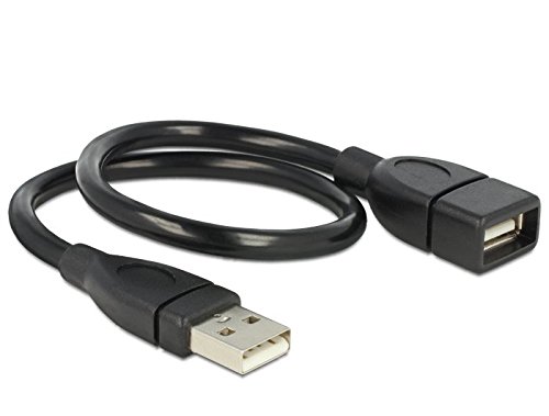 DELOCK Kabel USB 2.0-A Stecker> Buchse ShapeCable 35 cm - 4