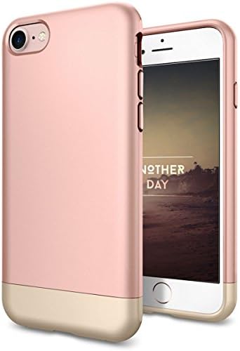 iPhone 7 Plus Case 2017,HAVE1SEE Hybrid Slim Protective Soft Interior Metallic Slider Style Hard Case Scratch Protection Shockproof Two-stage Case for Apple iPhone 7 Plus Rose Gold+Gold