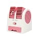Produktbild Frcolor Klimaanlage Ventilator mini Haushaltsgeräte Tischventilator USB Bladeless Ventilator (Rosa)
