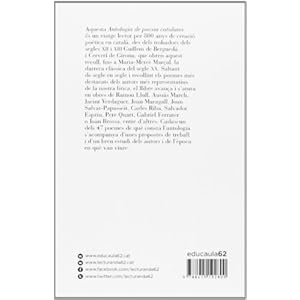 Antologia de poesia catalana: Inclou recurs diigital