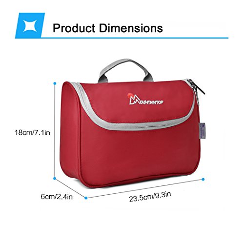 Mountaintop Kulturbeutel Kulturtasche zum Aufhängen zum Reise Urlaub, 23.5 x 18 x 6 cm - 6
