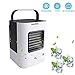 Produktbild AOOPOO Luftkühler Ventilator Mobiles Klimagerät Mini Air Cooler 4 in 1 Raumluftkühler Luftreiniger Klimageräte mit Wasserkühlung Zimmer Klimaanlage Ventilator USB für Büro Garage Haus Camping