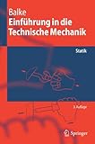 Image de Einführung in die Technische Mechanik: Statik (Springer-Lehrbuch) (German Edition)