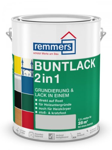 Remmers Aidol Buntlack 2 in 1 - lichtgrau (RAL7035) 750ml