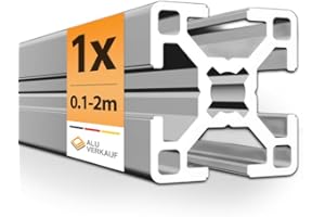 ALU VERKAUF Alu-Verkauf Aluprofil 30x30mm Nut 8-1x Aluminium Profil 1100mm - Maße & Stückzahlen wählbar - T-Nut Schiene - Systemprofil aus Aluminium für Profis und Hobbyanwender