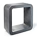 Produktbild Miavilla Wandregal Cube MDF Betonoptik grau ca. B40 x T20 x H40 cm