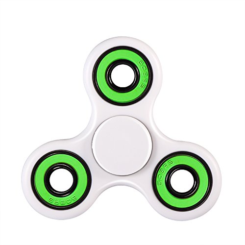 TechStuph ABS Focus Spinner, High Speed, Using Hybrid Ceramic Bearings for Speed and Duration, 3 Minute Spins! Helps With Focus Attention Quitting Smoking OCD ADD ADHD (White w/Green) TechStuph ABS Focus Spinner, High Speed, Using Hybrid Ceramic Bearings for Speed and Duration, 3 Minute Spins! Helps With Focus Attention Quitting Smoking OCD ADD ADHD (White w/Green)