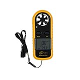 GM816 Digital Anemometer Wind-Speed Gauge Meter LCD Handheld Airflow Windmeter Thermometer