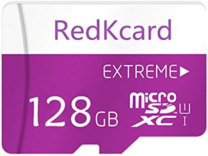 Memory Card 64 GB Class 10 UHS-I High Speed Micro SDXC with Adapter redkcard 128Go