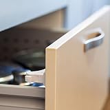 SicurezzaPrima® MagicLock – die unsichtbare Kindersicherung für Schranktür und Schubladen, magnetisches Schrankschloss und Schubladensicherung, 4er Pack - 3
