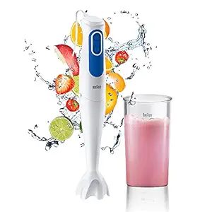 Braun Mq 3000 700 - Watt Hand Blender (White & Blue)