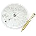 Pro Nail Art Piercing Hand Drill Hole + 24 Pendants Dangle Manicure Supply