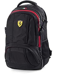 Mochila de deporte negra de Ferrari para llevar el ordenador, Fórmula 1, medida estándar para llevar el portátil