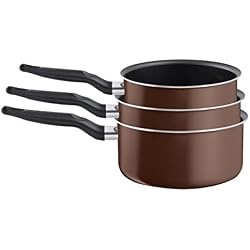 Tefal B3009502 Extra Brownie Série 3 Casseroles 14/18/20 cm, Aluminium, 20 cm