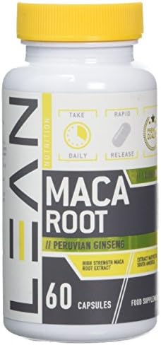 LEAN Nutrition Maca Root Capsules, 10,000 mg, 60 Capsules