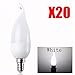 Produktbild TIANLIANG04 20 PCS E14 LED Lampe E27 220V LED Kerze LED Leuchte Warmweiß Spotlight Lamparas Kronleuchter 3W, E14 Candle-Cool Weiß
