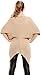 Happy Mama Women's Maternity Chunky Knit Cardigan Coat Warm Wrap. 325p (Beige, UK 10/12)