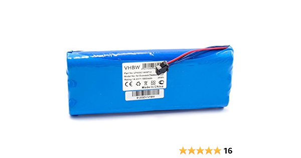 vhbw batteria compatibile con Ecovacs Deebot D523, D54, D540, D543, D550,  D56, D560 aspirapolvere home cleaner (1.800mAh, 14,4V, NiMH) : Amazon.it:  Casa e cucina
