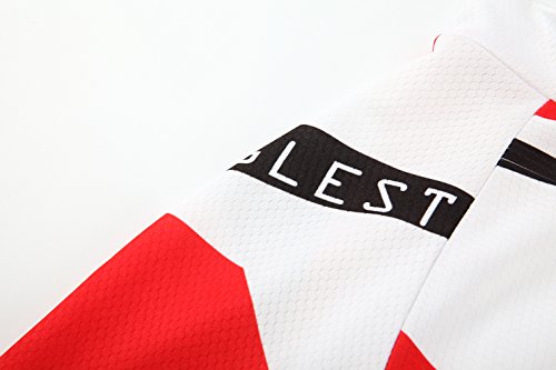 [Größe:S-5XL][option:Trägerhose,3D 2.8cm Sitzpolster] Fahrrad Trikot Langarm Radhose Radtrikot Fahrradbekleidung Herren Männer Hemd mit lange Ärmeln Set Cycling OutdoorTrikots Windjacke Neue - 3