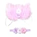Tonsee Feather Angel Fairy Wings Newborn Baby Girls Boys Costume Photo Props Outfit with Headband