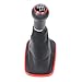 Produktbild Automatische manuelle Gangschaltung Knöpfe Leder Touch Motion aktiviert Fit für Volkswagen M5 / 6 Speed,6GolfBora4Red
