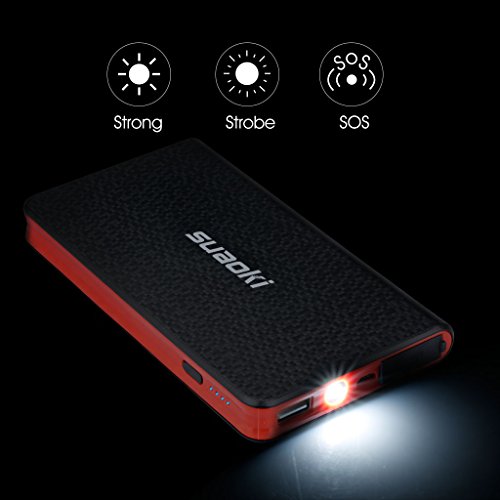 SUAOKI U2 Auto Starthilfe 400A Spitzenstrom 8000mAh Tragbare Autobatterie Externer Akku Ladegerät Autobatterie Anlasser Externer Akku Ladegerät mit eingebaute LED Flashlight - 3