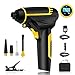 Produktbild Elektrischer Kompressor Tragbare Auto-Luftpumpe Portable Reifenpumpe mit LCD Display und Digital Manometer mit wiederaufladbarer Li-ionen Batterie I50PSI 12V Adapter für Auto, Motorrad, Fahrrad, Bälle