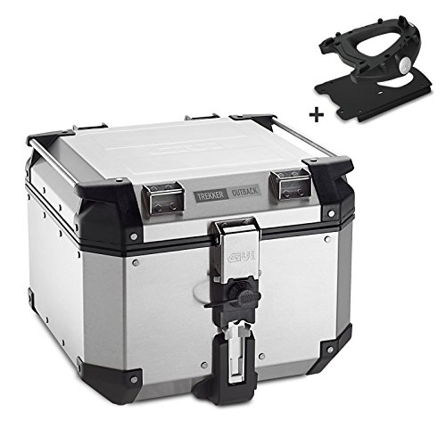 Preisvergleich Produktbild Alu-Topcase Set Triumph Bonneville T120 2016 Givi Monokey OBK42A silber