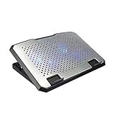 [Super Silent Cooling] 2 ultra-leise Lüfter sorgen für die beste Luftmenge, 2 Lüfter mit mehr als 800 U / min, zusätzlich zur Tiefenkühlung Ihres Computers, und schaffen so eine sichere, geräuschfreie Umgebung mit Augen Laptop-Kühler läuft.