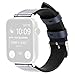 Produktbild LCLrute Leather Replacement Watch Band für Apple Uhr serie 4 3 2 1 handgelenk band für iwatch Hahnentritt muster klassische design leder zurück 38/40mm