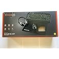 BlackWeb Gaming kit 4-in-1 wired! keyboard mouse headphones mat