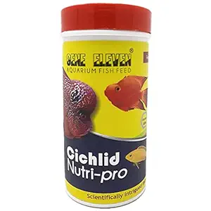 ARK Aquatics Aquatic Gene Eleven Cichlid Nutri Pro 100gm (Pack of 1, Medium)