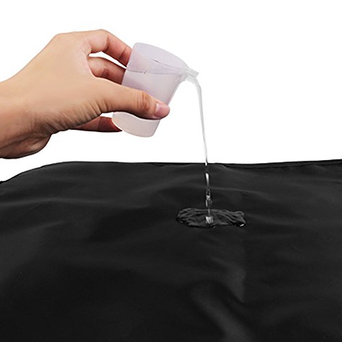 Auto Rückenlehnenschutz , Zuoao Rückenlehnen Tasche Trittschutz mit Rücksitz-Organizer, Rückensitztasche mit Multifunktionen, Kinder Rücksitzschoner Kick-Matten-Schutz für Auto,1 Stück, Schwarz (Löwe) - 7