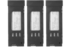 DPOFIRS Confezione da 3 Batterie di Ricambio LiPo Ad Alta capacità da 1800 MAh 3,7 V per Drone RC E58 E68 JY109 998Pro, Batteria UAV Telecomandata Batteria Drone RC