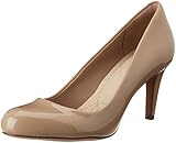 Forma: Estándar Clarks Carlita Cove - Zapatos de Tacón para Mujer, Beige (Sand Patent), 39.5