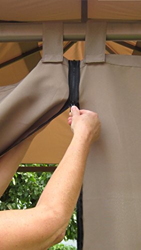 Leco Dachtextil zum Pavillon Nomado, taupe, 300 x 365 x 1 cm, 16653102 - 3