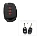 KMH HY00052BKRD 3 Button Flip Key Cover for Hyundai Creta (Black and Red) RS.286.00
