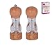 Produktbild Buche Holz und Acryl Salz- und Pfeffermühle Geschenk-Set