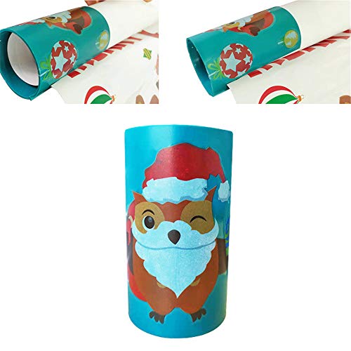 LSAltd Christmas Creative Sliding Wrapping Paper Cutter Makes Cuts in Seconds Christmas Wrapping Paper Cutting Tools