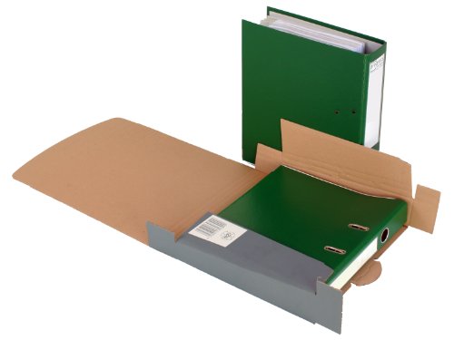 progressCARGOPC O01.03 Folder Transportation Box DIN A4 320 x 288 x 50/80 mm Pack of 20 Charcoal