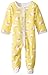 Absorba Unisex Baby "Frolicking Sheep" Footed Coverall - yellow, 3 - 6 months