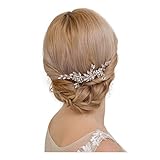 tiara de plata para el cuello Joyas para el pelo para bodas Material: brillantes, perlas. Plateado.