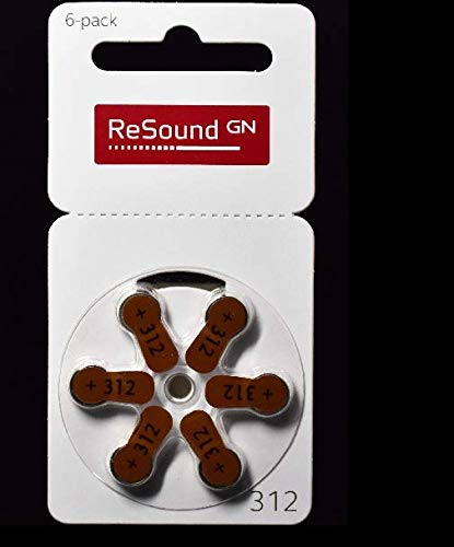 Generic Resound Gn Hearing Aid Battery 312