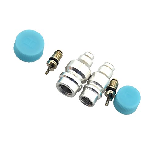 Gazechimp 6pcs Adapter Adapter Anschluss R134A / Klimaanlagen Umrüstsatz R134a - 6