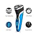MAX-T Electric Shaver IPX7 Waterproof Wet & Dry Electric Razor 1 Hour Quick Charge Rotary Razor for Men with Pop Up Trimmer