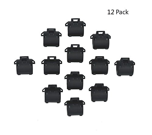 Case Wonder 12-Satz 8MM Innerer Magnet Noise Filters Ferritkern Filter Kabel-Clip Ferrit Kern RFI EMI Ferritkernfilter Ferritkern Ring Geräusch-Entstörer (8MM Innerer Durchmesser)