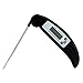 Produktbild Kochen Thermometer, Essen Digitalthermometer Ultra Fast Instant Lesen Küche Essen Thermometer IP55 Wasserdichte Thermometer Zusammenklappbare Edelstahl Sonde für Küche, Grillgerät, Bratrost, Backen, Schnelles & Auto On/Off