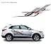 Galio - O. E. Type Fitment Car Graphics For Hyundai Creta Red - Grey RS.2339.00
