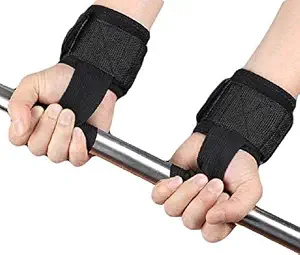 MDI The Gym Weight Lifting Straps, Wrist Supporter for Gym, Deadlift Straps, Wrist Support, Gym Equipment Set for Home Workout, Gym Equipment, Wrist Band for Men, Non-Slip Weight Lifting Pair of-1