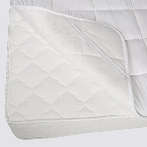 sinnlein® Mikrofaser-Unterbett für besonders guten Schlafkomfort und Entspannung, Matratzenauflage / Matratzenschoner erhältlich in verschiedenen Größen, Soft Touch, für Boxspring- und Wasserbetten geeignet, ideal auch für Allergiker (80 x 200 cm) - 3